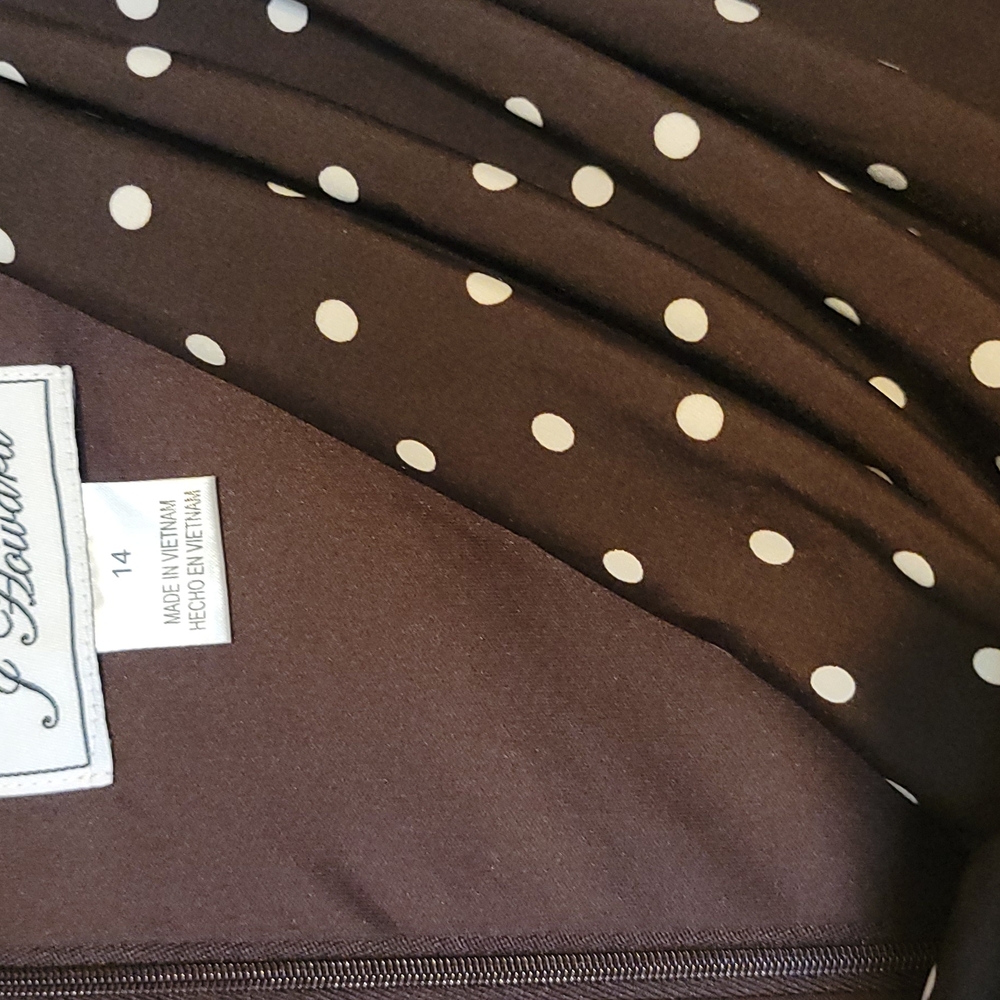 Brown Polka Dot Dress